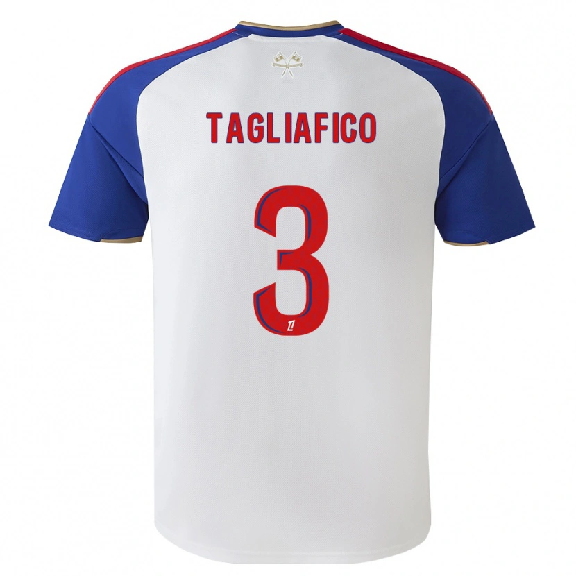 Danxen Kvinnor Nicolás Tagliafico #3 Kungligt Blå Röd Vit Hemmatröja Matchtröjor 2026/27 Tröjor T-Tröja
