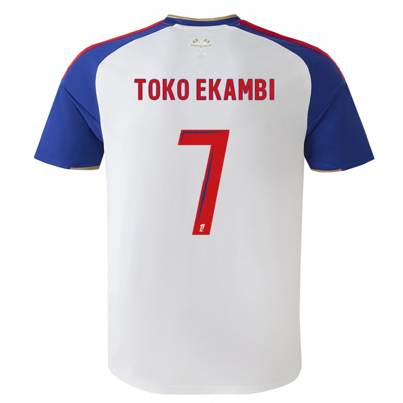 Danxen Kvinnor Karl Toko Ekambi #7 Kungligt Blå Röd Vit Hemmatröja Matchtröjor 2026/27 Tröjor T-Tröja