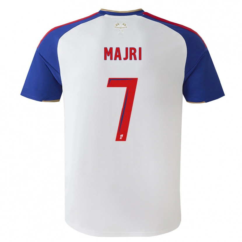 Danxen Kvinnor Amel Majri #7 Kungligt Blå Röd Vit Hemmatröja Matchtröjor 2026/27 Tröjor T-Tröja