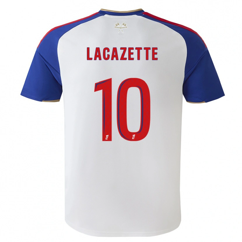Danxen Kvinnor Alexandre Lacazette #10 Kungligt Blå Röd Vit Hemmatröja Matchtröjor 2026/27 Tröjor T-Tröja
