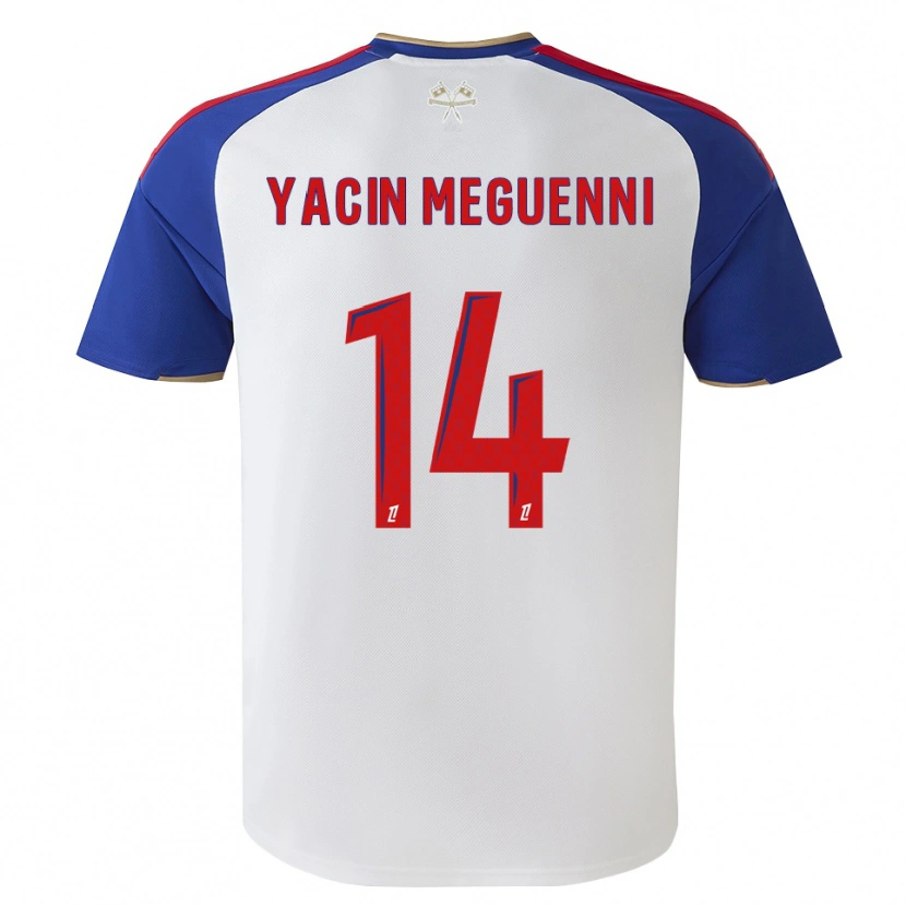 Danxen Kvinnor Mohamed Yacin Meguenni #14 Kungligt Blå Röd Vit Hemmatröja Matchtröjor 2026/27 Tröjor T-Tröja