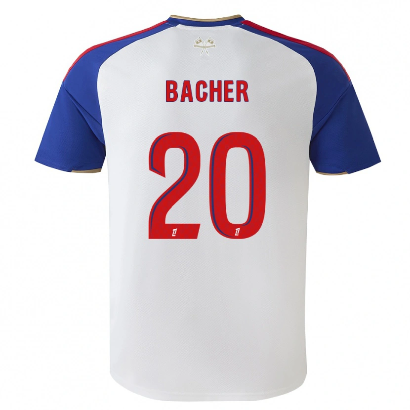 Danxen Kvinnor Felix Bacher #20 Kungligt Blå Röd Vit Hemmatröja Matchtröjor 2026/27 Tröjor T-Tröja