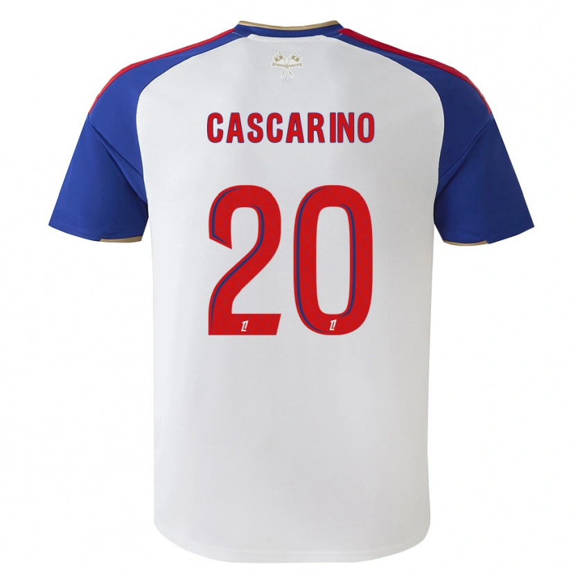 Danxen Kvinnor Delphine Cascarino #20 Kungligt Blå Röd Vit Hemmatröja Matchtröjor 2026/27 Tröjor T-Tröja