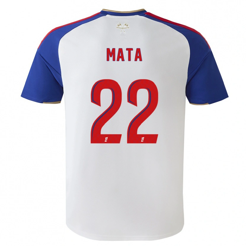 Danxen Kvinnor Clinton Mata #22 Kungligt Blå Röd Vit Hemmatröja Matchtröjor 2026/27 Tröjor T-Tröja