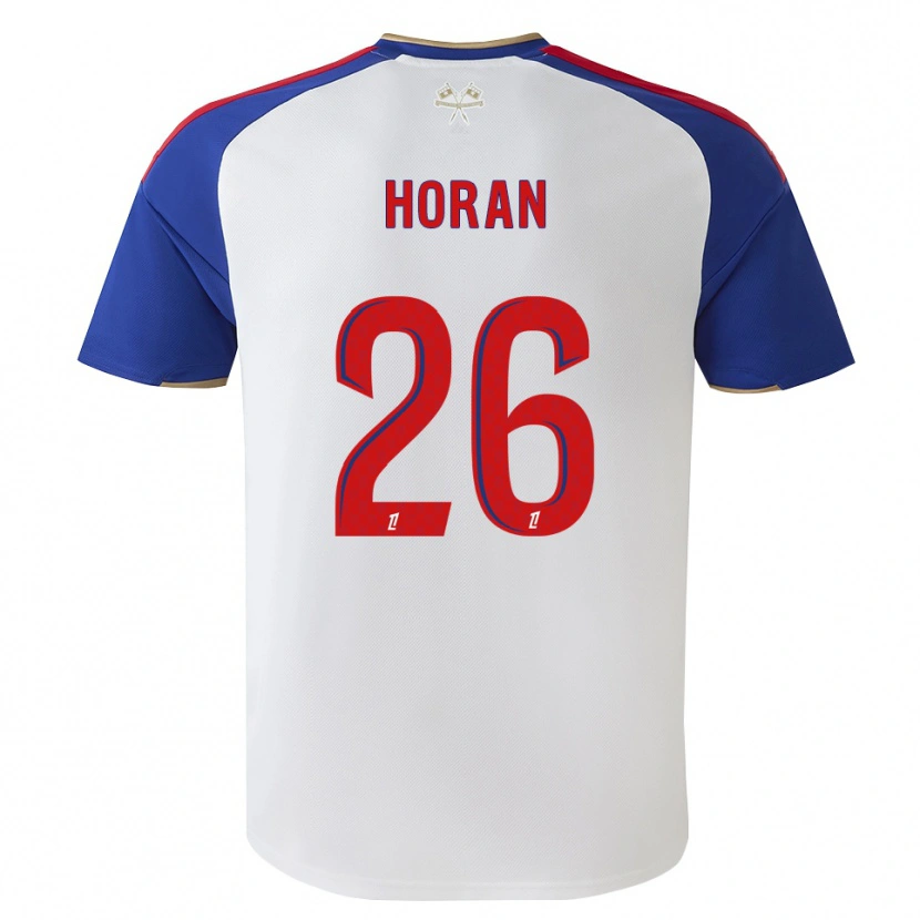 Danxen Kvinnor Lindsey Horan #26 Kungligt Blå Röd Vit Hemmatröja Matchtröjor 2026/27 Tröjor T-Tröja