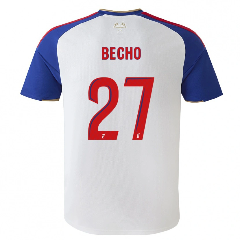 Danxen Kvinnor Vicki Bècho #27 Kungligt Blå Röd Vit Hemmatröja Matchtröjor 2026/27 Tröjor T-Tröja