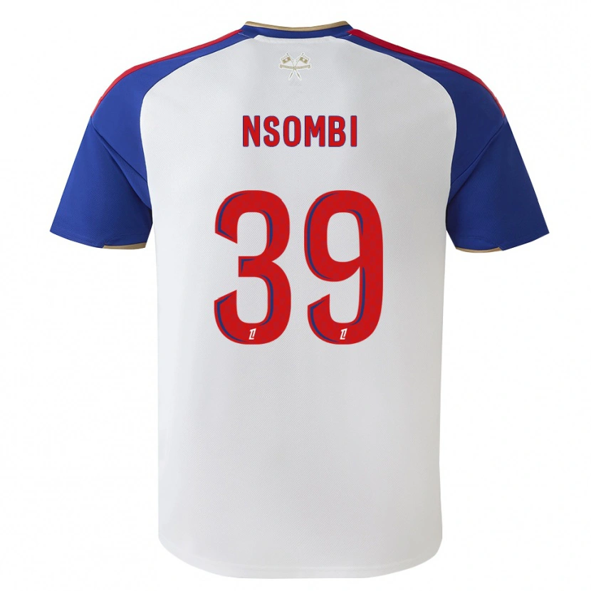 Danxen Kvinnor Gael Nsombi #39 Kungligt Blå Röd Vit Hemmatröja Matchtröjor 2026/27 Tröjor T-Tröja