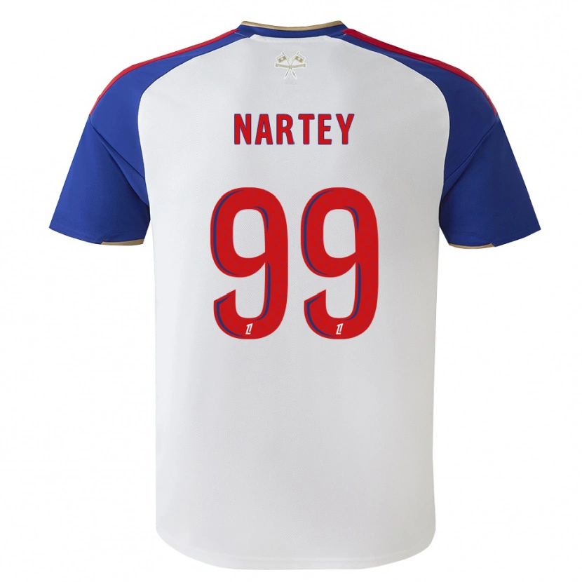 Danxen Kvinnor Noah Nartey #99 Kungligt Blå Röd Vit Hemmatröja Matchtröjor 2026/27 Tröjor T-Tröja