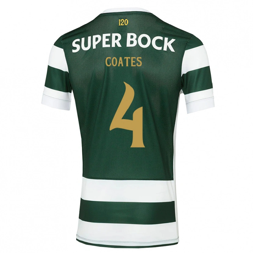 Danxen Kvinnor Sebastian Coates #4 Mörk Skiffergrå Vit Hemmatröja Matchtröjor 2026/27 Tröjor T-Tröja