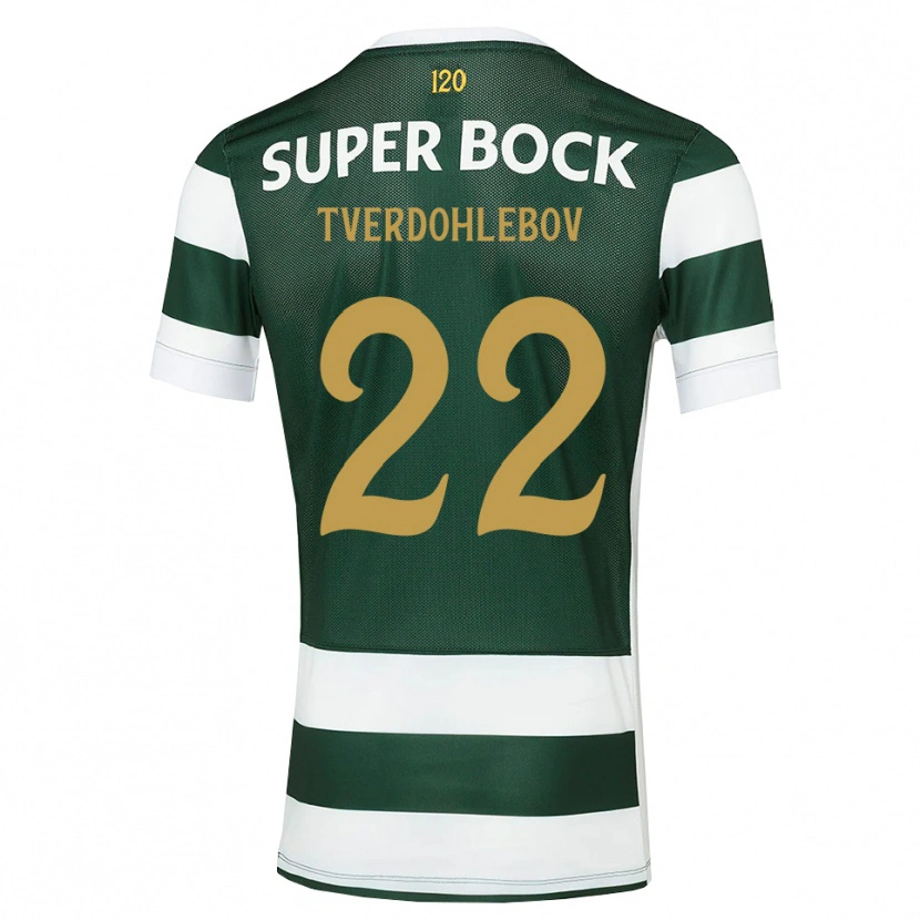 Danxen Kvinnor Alex Tverdohlebov #22 Mörk Skiffergrå Vit Hemmatröja Matchtröjor 2026/27 Tröjor T-Tröja