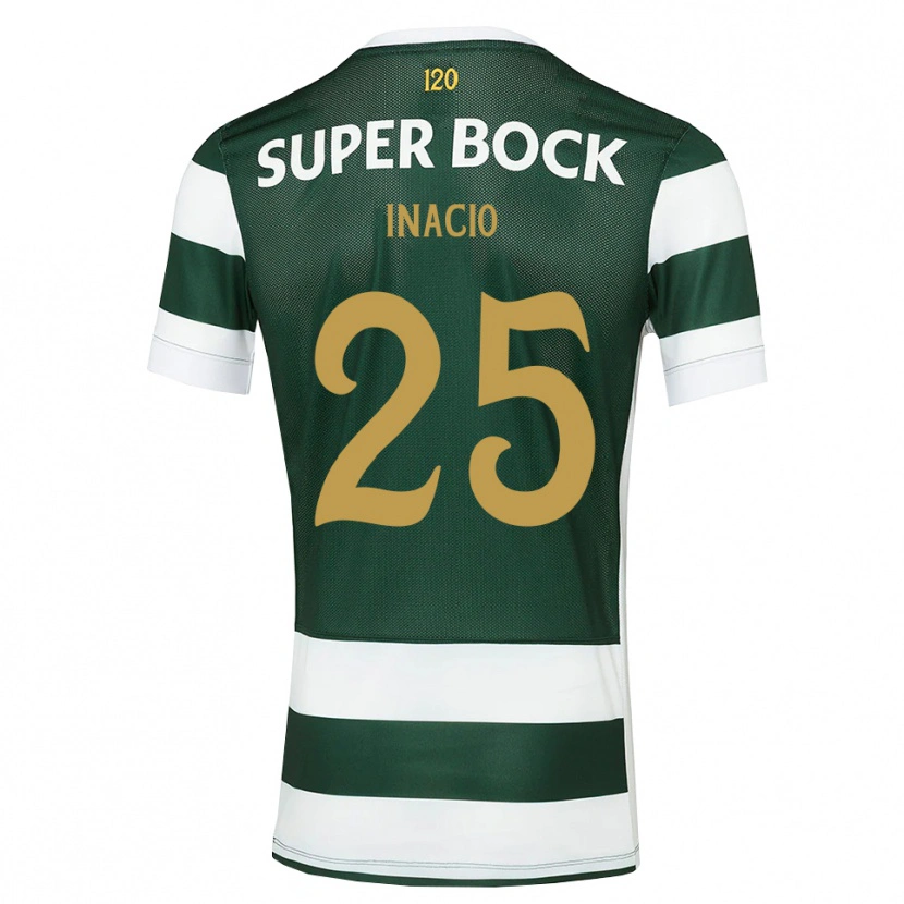 Danxen Kvinnor Gonçalo Inácio #25 Mörk Skiffergrå Vit Hemmatröja Matchtröjor 2026/27 Tröjor T-Tröja