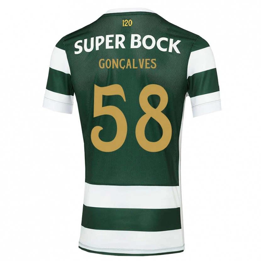 Danxen Kvinnor Flávio Gonçalves #58 Mörk Skiffergrå Vit Hemmatröja Matchtröjor 2026/27 Tröjor T-Tröja