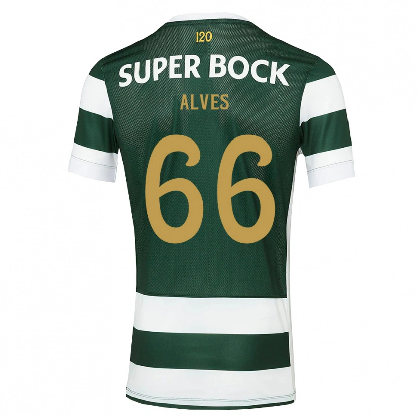 Danxen Kvinnor Miguel Alves #66 Mörk Skiffergrå Vit Hemmatröja Matchtröjor 2026/27 Tröjor T-Tröja