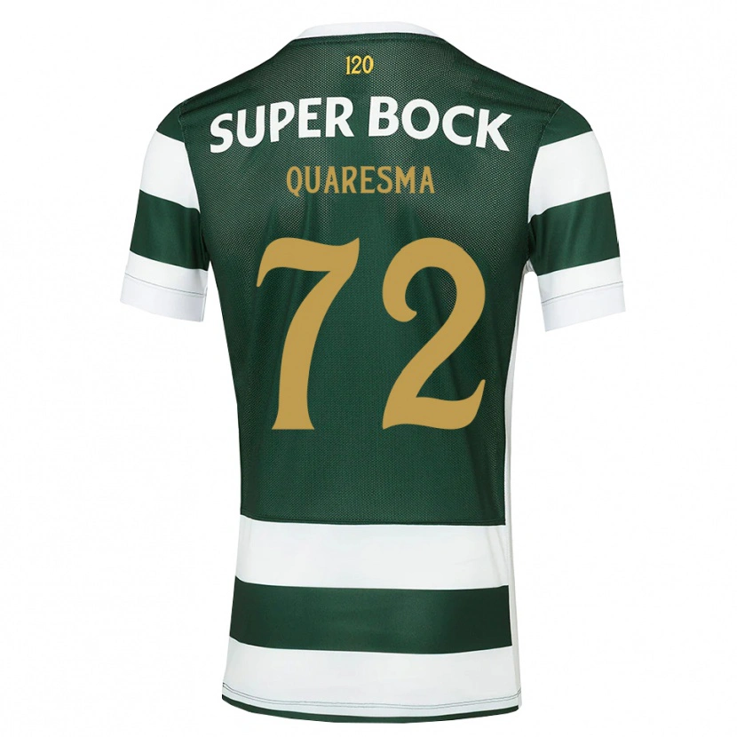 Danxen Kvinnor Eduardo Quaresma #72 Mörk Skiffergrå Vit Hemmatröja Matchtröjor 2026/27 Tröjor T-Tröja