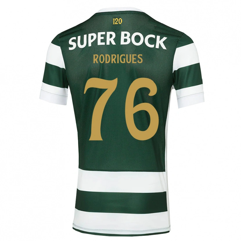 Danxen Kvinnor Rodrigo Rodrigues #76 Mörk Skiffergrå Vit Hemmatröja Matchtröjor 2026/27 Tröjor T-Tröja