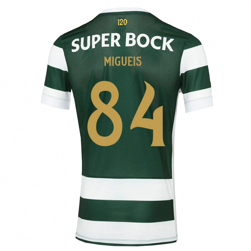 Danxen Kvinnor Pedro Miguéis #84 Mörk Skiffergrå Vit Hemmatröja Matchtröjor 2026/27 Tröjor T-Tröja