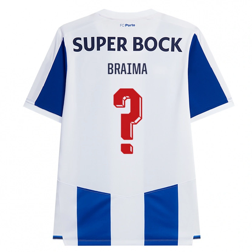 Danxen Kvinnor Braima #0 Blå Vit Röd Hemmatröja Matchtröjor 2026/27 Tröjor T-Tröja