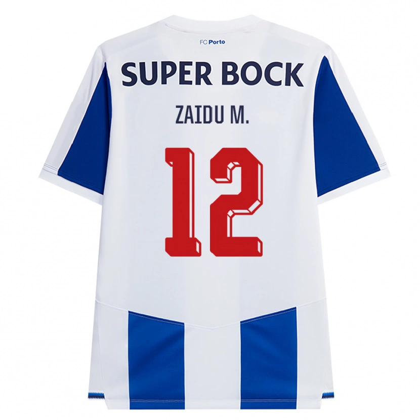 Danxen Kvinnor Zaidu Sanusi #12 Blå Vit Röd Hemmatröja Matchtröjor 2026/27 Tröjor T-Tröja