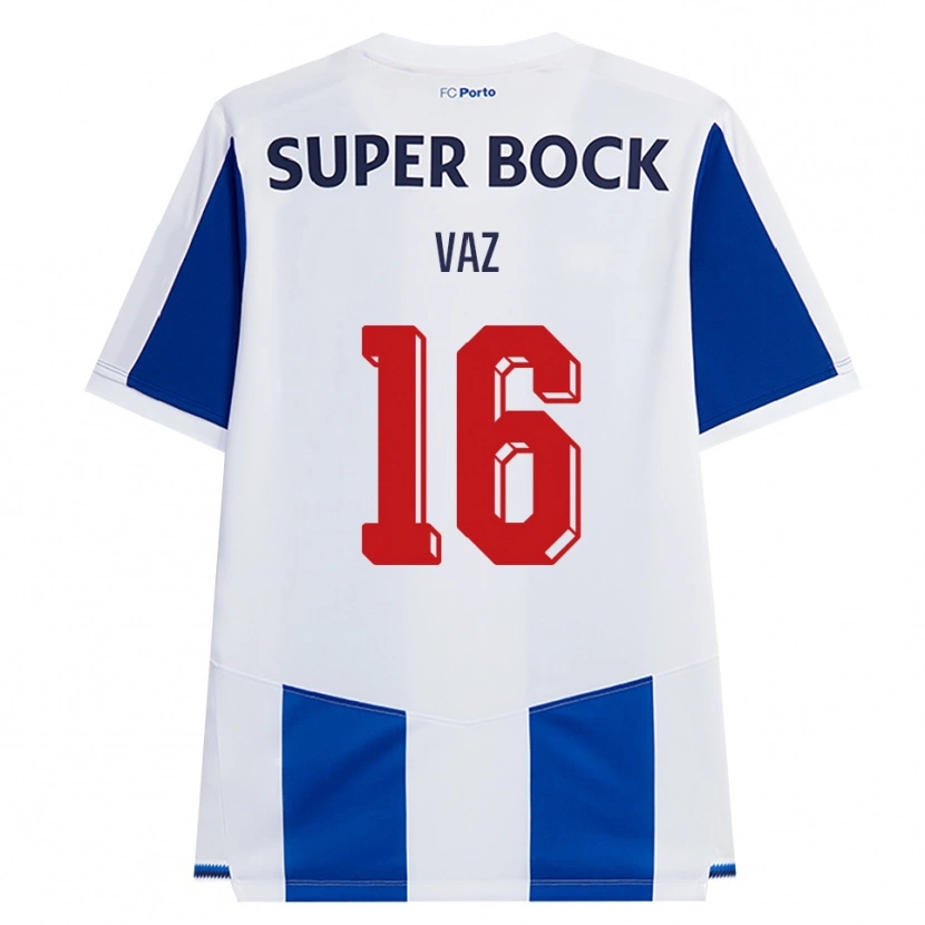 Danxen Kvinnor Matilde Vaz #16 Blå Vit Röd Hemmatröja Matchtröjor 2026/27 Tröjor T-Tröja