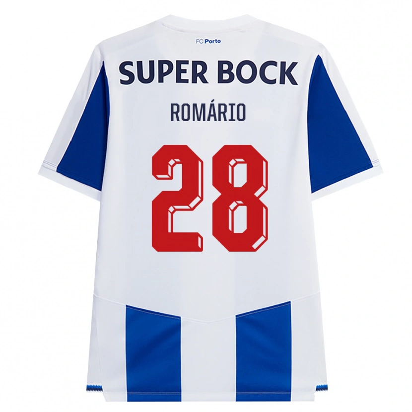 Danxen Kvinnor Romario Baro #28 Blå Vit Röd Hemmatröja Matchtröjor 2026/27 Tröjor T-Tröja