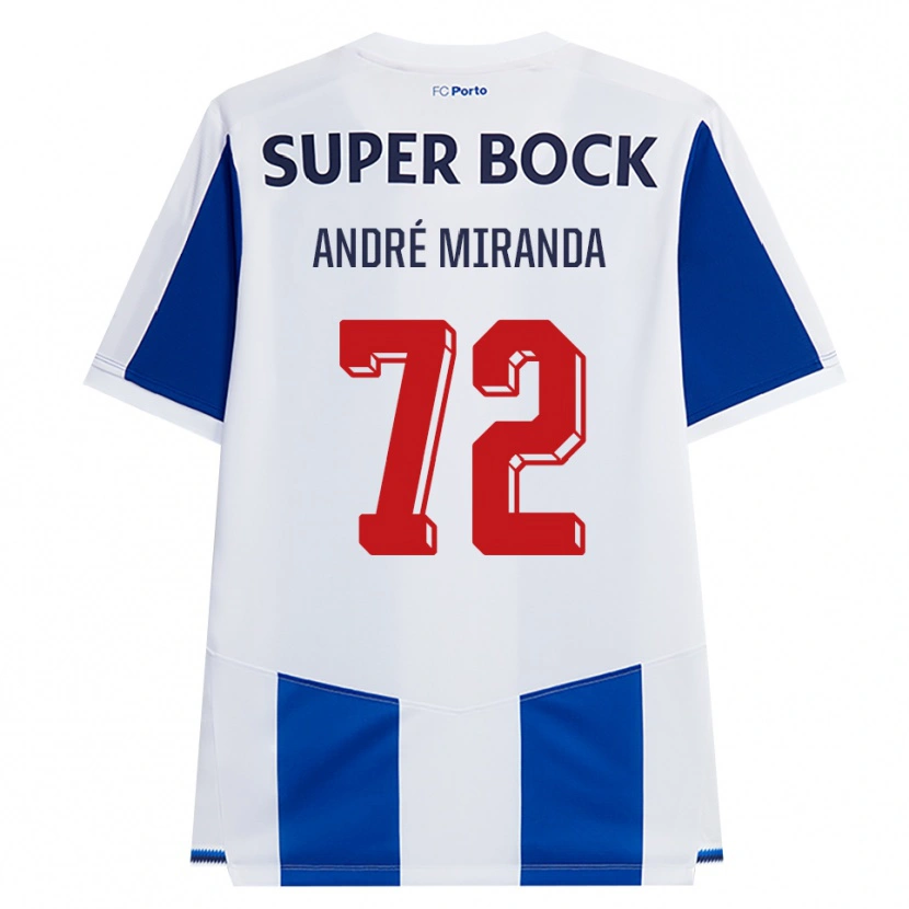 Danxen Kvinnor André Miranda #72 Blå Vit Röd Hemmatröja Matchtröjor 2026/27 Tröjor T-Tröja