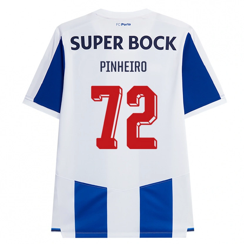 Danxen Kvinnor Rodrigo Pinheiro #72 Blå Vit Röd Hemmatröja Matchtröjor 2026/27 Tröjor T-Tröja