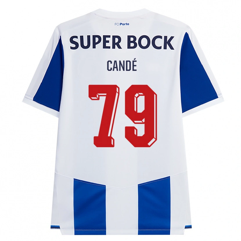 Danxen Kvinnor Umaro Candé #79 Blå Vit Röd Hemmatröja Matchtröjor 2026/27 Tröjor T-Tröja