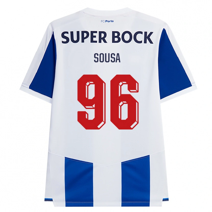 Danxen Kvinnor Filipe Sousa #96 Blå Vit Röd Hemmatröja Matchtröjor 2026/27 Tröjor T-Tröja