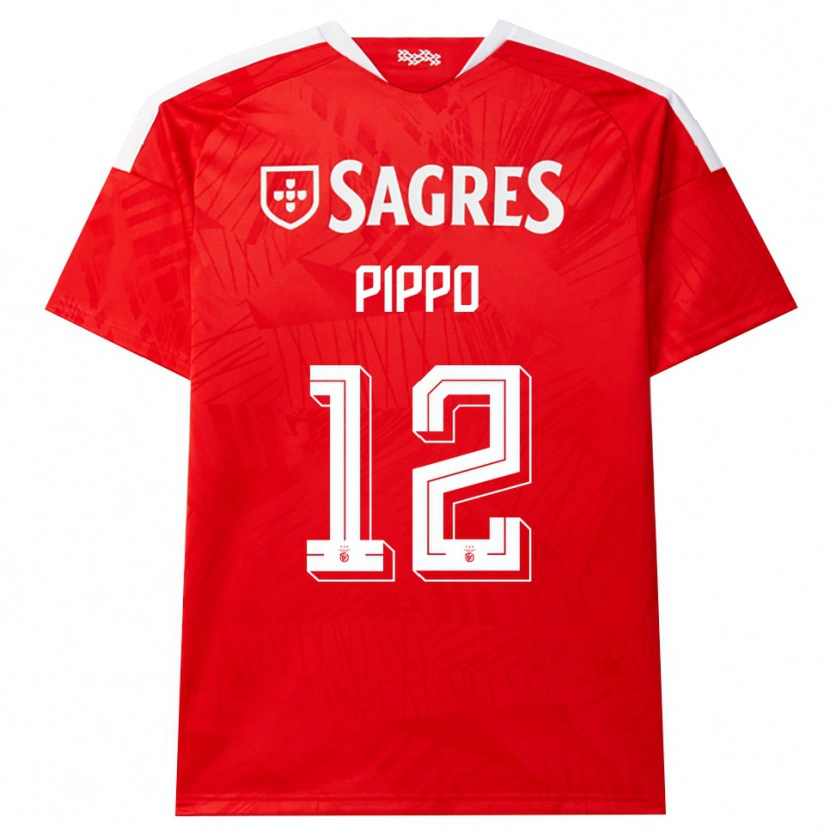 Danxen Kvinnor Pippo #12 Röd Vit Gul Hemmatröja Matchtröjor 2026/27 Tröjor T-Tröja