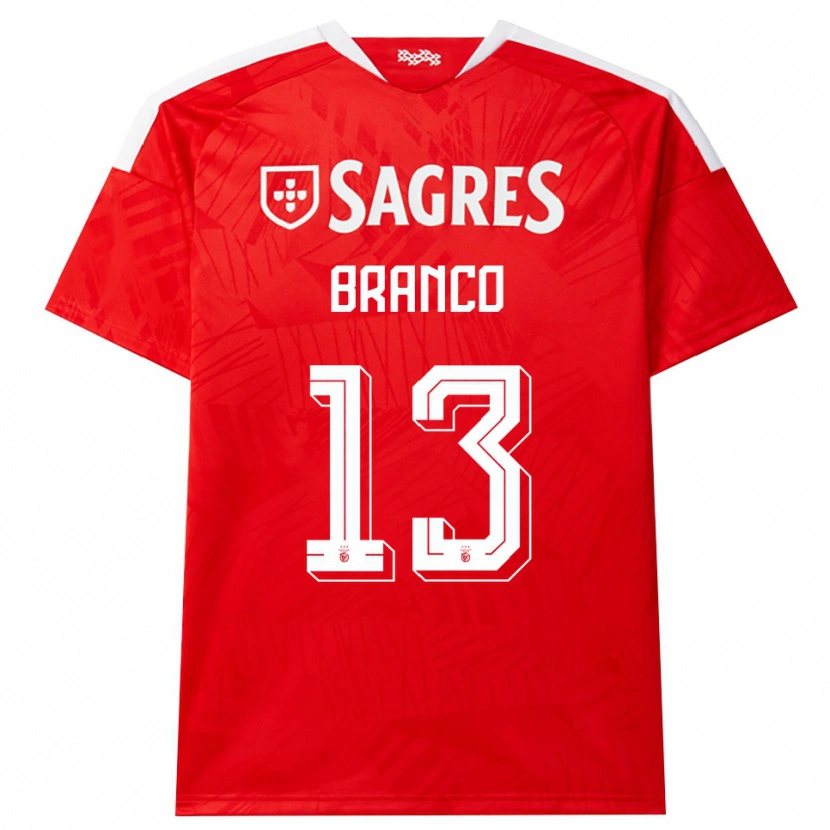 Danxen Kvinnor Marcelo Branco #13 Röd Vit Gul Hemmatröja Matchtröjor 2026/27 Tröjor T-Tröja
