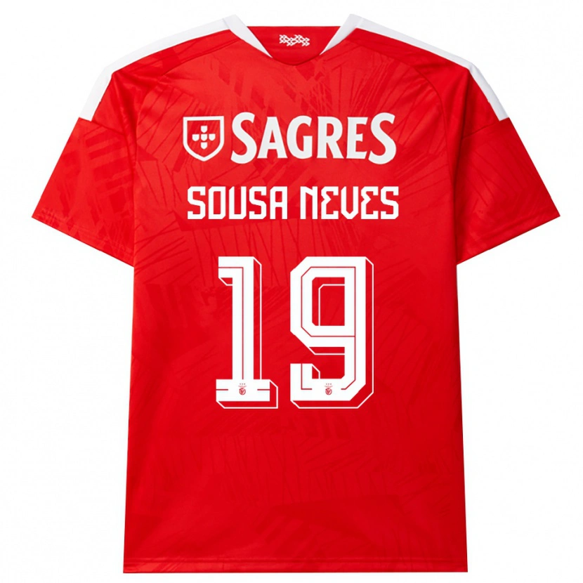 Danxen Kvinnor Dilan Neves #19 Röd Vit Gul Hemmatröja Matchtröjor 2026/27 Tröjor T-Tröja