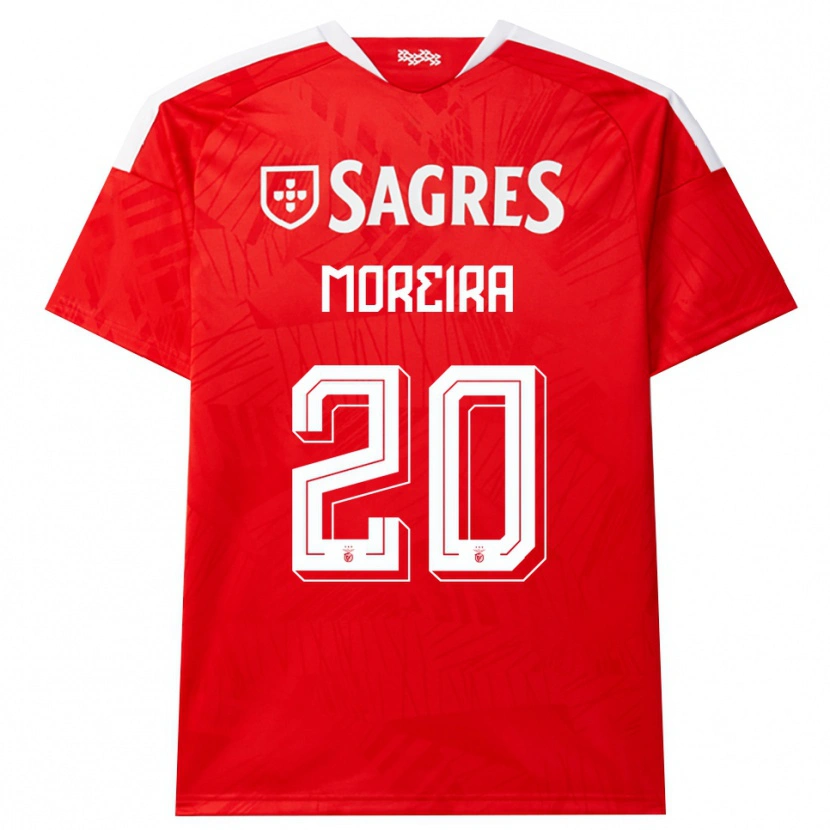 Danxen Kvinnor André Moreira #20 Röd Vit Gul Hemmatröja Matchtröjor 2026/27 Tröjor T-Tröja