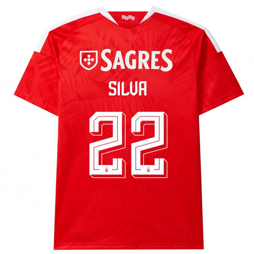 Danxen Kvinnor Amelia Silva #22 Röd Vit Gul Hemmatröja Matchtröjor 2026/27 Tröjor T-Tröja