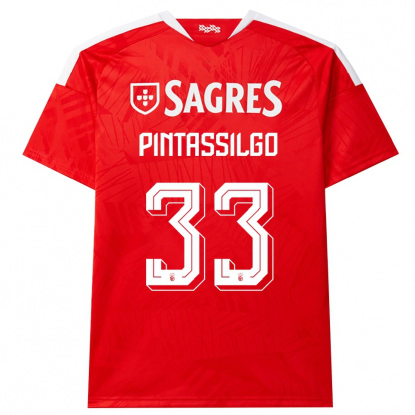 Danxen Kvinnor Lara Pintassilgo #33 Röd Vit Gul Hemmatröja Matchtröjor 2026/27 Tröjor T-Tröja