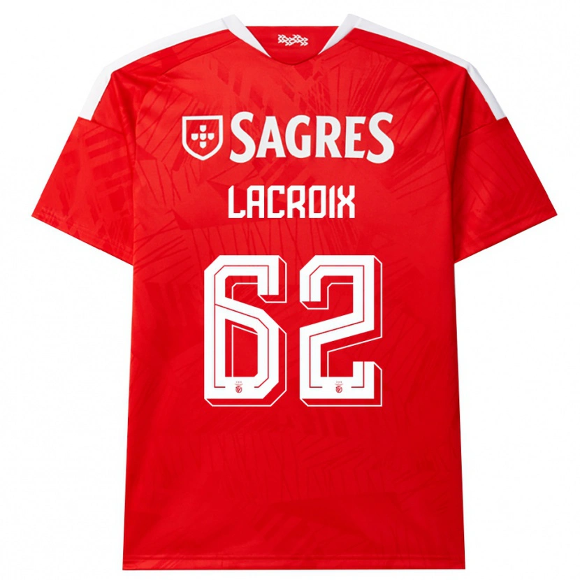 Danxen Kvinnor Lenny Lacroix #62 Röd Vit Gul Hemmatröja Matchtröjor 2026/27 Tröjor T-Tröja