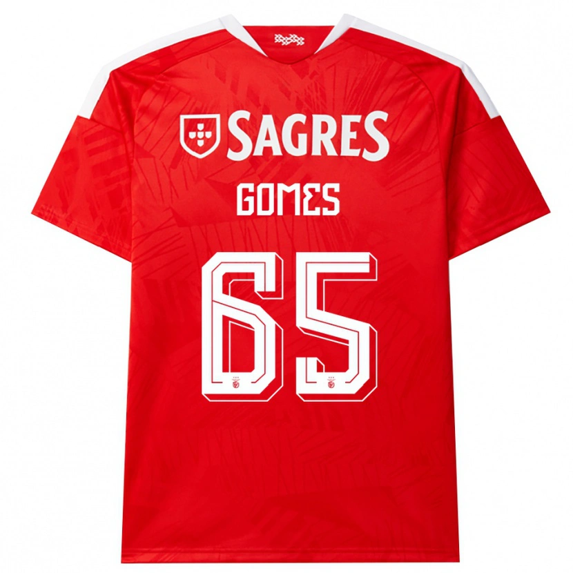 Danxen Kvinnor André Gomes #65 Röd Vit Gul Hemmatröja Matchtröjor 2026/27 Tröjor T-Tröja