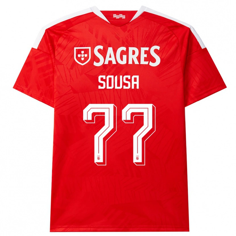 Danxen Kvinnor Gerson Sousa #77 Röd Vit Gul Hemmatröja Matchtröjor 2026/27 Tröjor T-Tröja