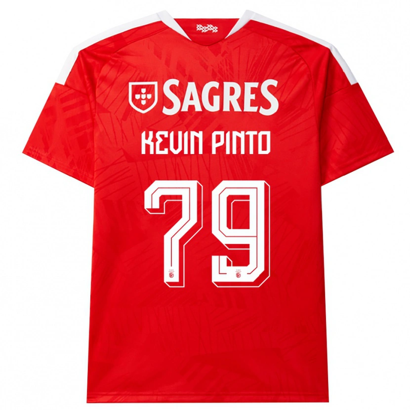 Danxen Kvinnor Kevin Pinto #79 Röd Vit Gul Hemmatröja Matchtröjor 2026/27 Tröjor T-Tröja