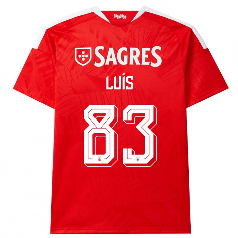 Danxen Kvinnor Rafael Luís #83 Röd Vit Gul Hemmatröja Matchtröjor 2026/27 Tröjor T-Tröja
