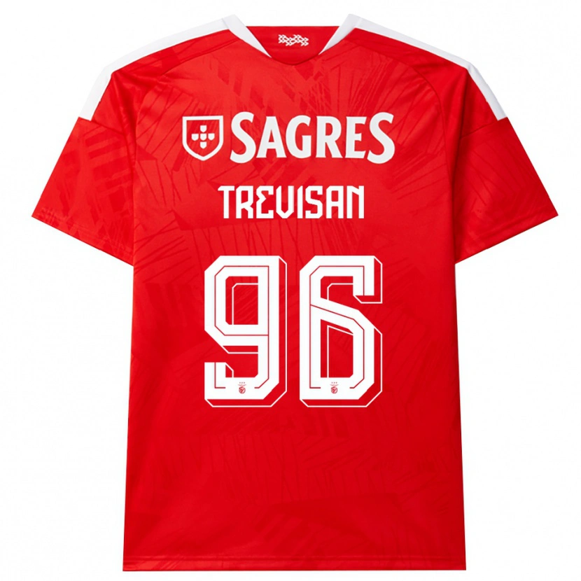 Danxen Kvinnor Jelani Dumas #96 Röd Vit Gul Hemmatröja Matchtröjor 2026/27 Tröjor T-Tröja