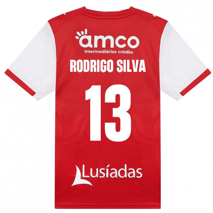 Danxen Kvinnor Rodrigo Silva #13 Vit Röd Svart Hemmatröja Matchtröjor 2026/27 Tröjor T-Tröja