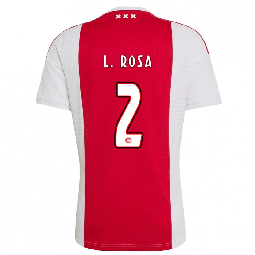 Danxen Kvinnor Lucas Rosa #2 Röd Vit Gul Hemmatröja Matchtröjor 2026/27 Tröjor T-Tröja