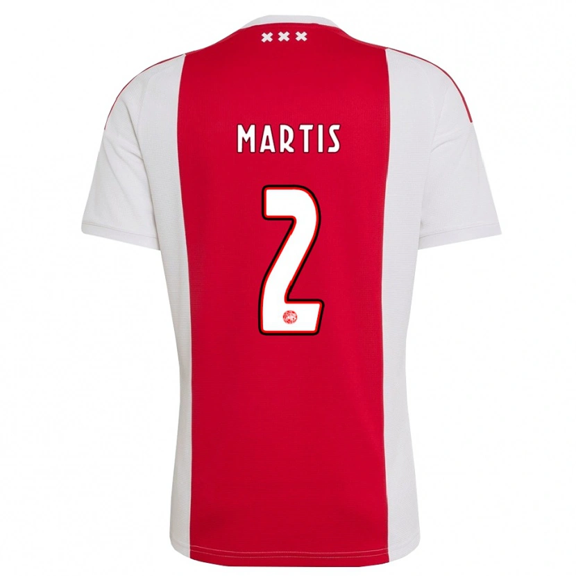 Danxen Kvinnor Ky-An Martis #2 Röd Vit Gul Hemmatröja Matchtröjor 2026/27 Tröjor T-Tröja
