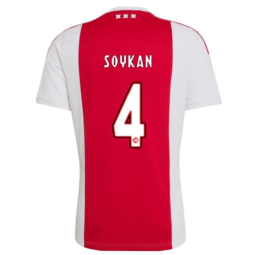 Danxen Kvinnor Aykan Soykan #4 Röd Vit Gul Hemmatröja Matchtröjor 2026/27 Tröjor T-Tröja