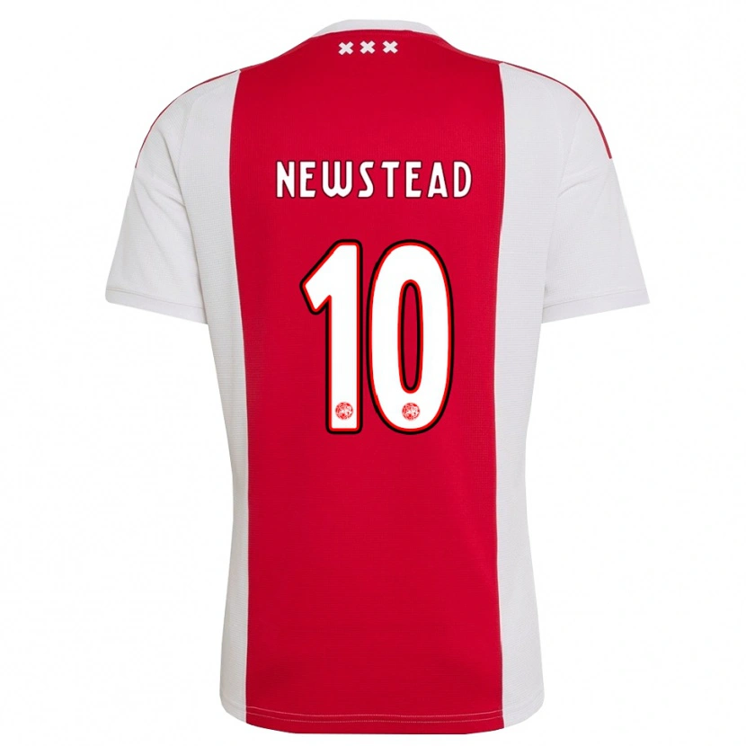 Danxen Kvinnor Xander Newstead #10 Röd Vit Gul Hemmatröja Matchtröjor 2026/27 Tröjor T-Tröja