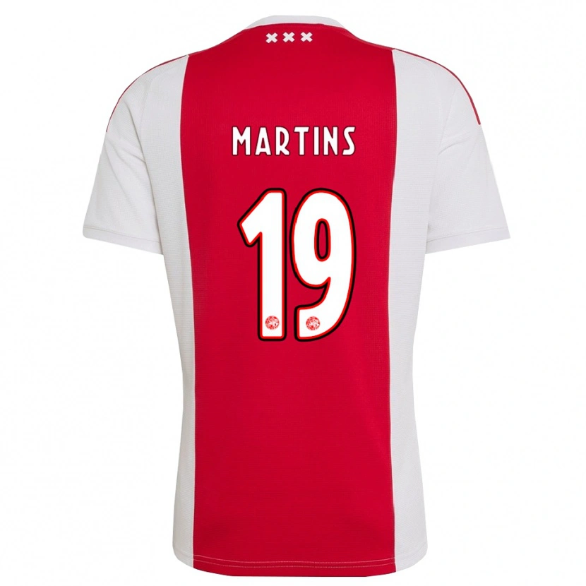 Danxen Kvinnor Lulinho Martins #19 Röd Vit Gul Hemmatröja Matchtröjor 2026/27 Tröjor T-Tröja