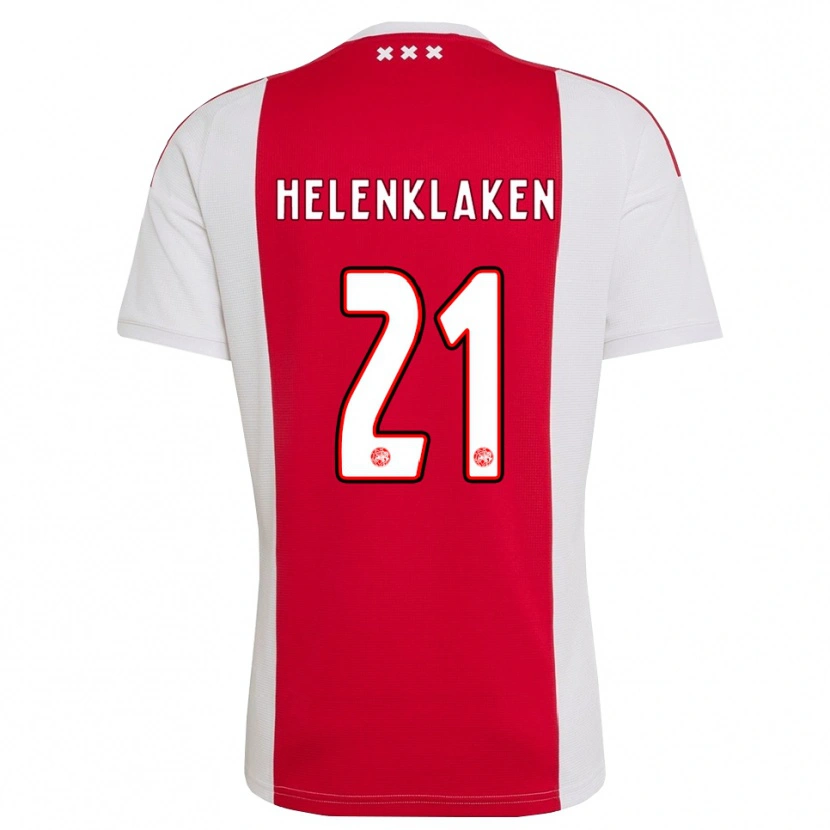 Danxen Kvinnor Sjors Helenklaken #21 Röd Vit Gul Hemmatröja Matchtröjor 2026/27 Tröjor T-Tröja