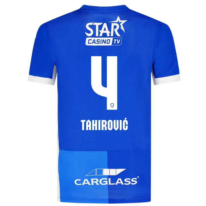 Danxen Kvinnor Benjamin Tahirovic #4 Mellanblå Kungligblå Vit Hemmatröja Matchtröjor 2026/27 Tröjor T-Tröja