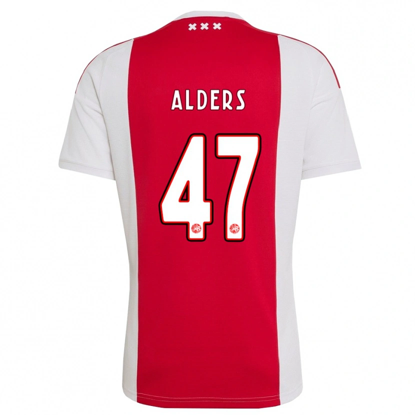Danxen Kvinnor Gerald Alders #47 Röd Vit Gul Hemmatröja Matchtröjor 2026/27 Tröjor T-Tröja