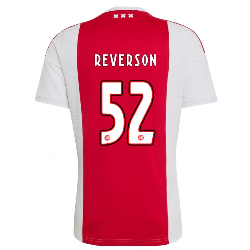 Danxen Kvinnor Paul Reverson #52 Röd Vit Gul Hemmatröja Matchtröjor 2026/27 Tröjor T-Tröja